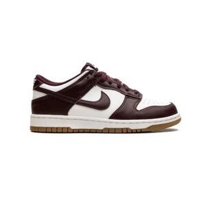 Nike Dunk Low in Burgundy and White
